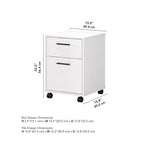 Caisson de classement mobile 2 tiroirs par Furniture