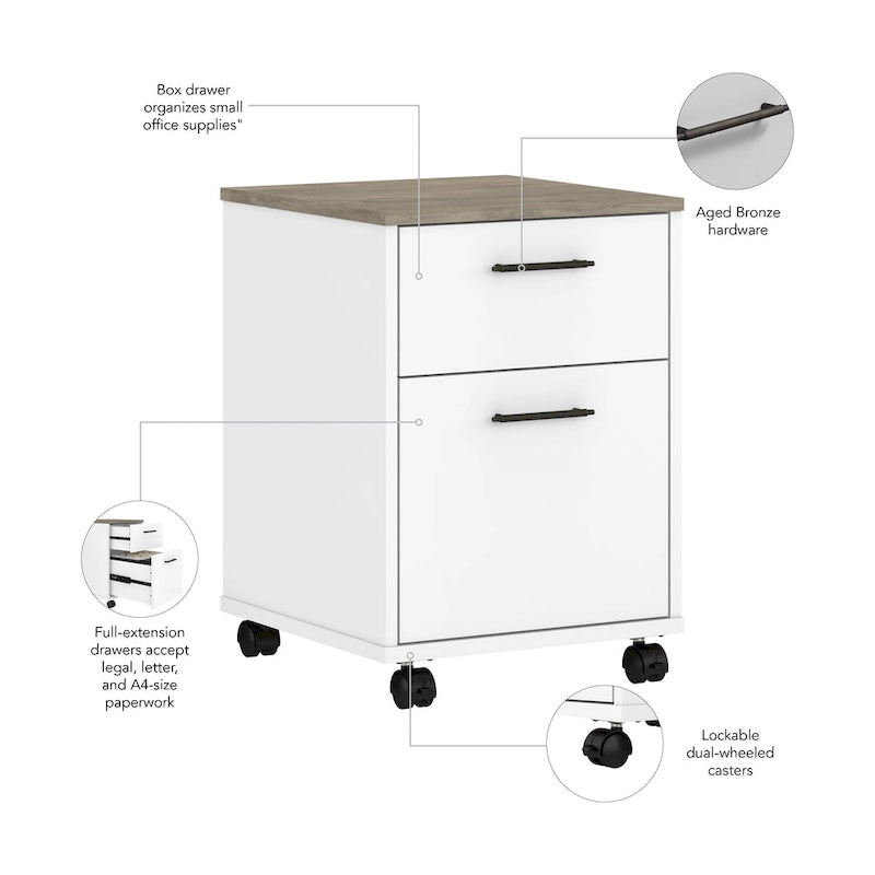 Caisson de classement mobile 2 tiroirs par Furniture