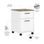 Caisson de classement mobile 2 tiroirs par Furniture