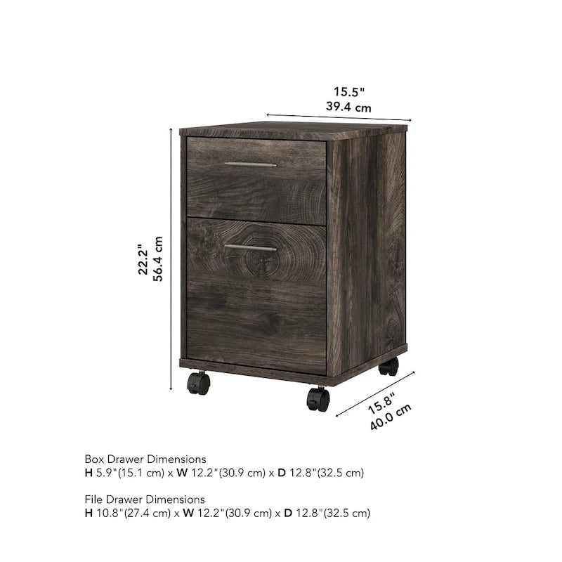 Caisson de classement mobile 2 tiroirs par Furniture