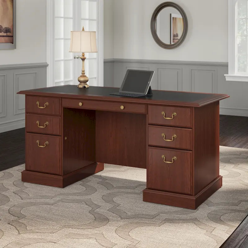 Bureau de direction avec tiroirs et rangement