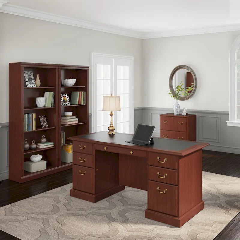 Bureau de direction avec tiroirs et rangement