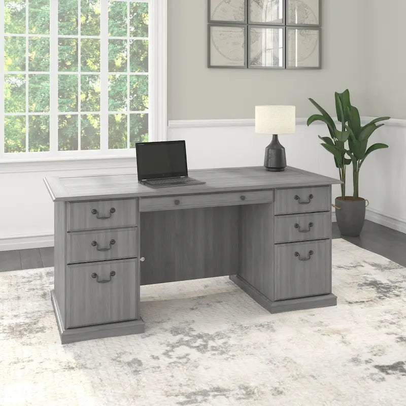 Bureau de direction avec tiroirs et rangement