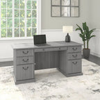 Bureau de direction avec tiroirs et rangement
