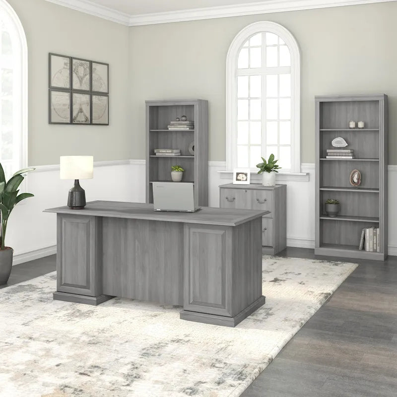 Bureau de direction avec tiroirs et rangement