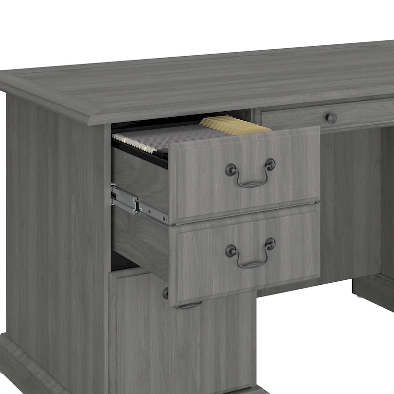 Bureau de direction avec tiroirs et rangement