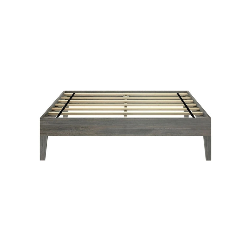 Lit Plateforme Grand Format en Planches et Poutres