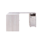 Bureau d'ordinateur d'angle de 59 pouces de style transitionnel avec US
