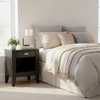 Foisy Faux Wood Nightstand with Drawer (Set of 2) by Christopher Knight Home