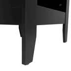Table de chevet en bois avec tiroir (Lot de 2)