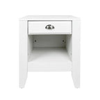 Table de chevet en bois avec tiroir (Lot de 2)