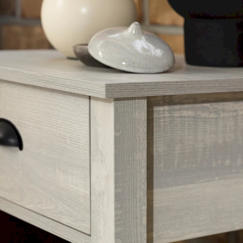 Table de chevet rustique à un tiroir, lot de 2