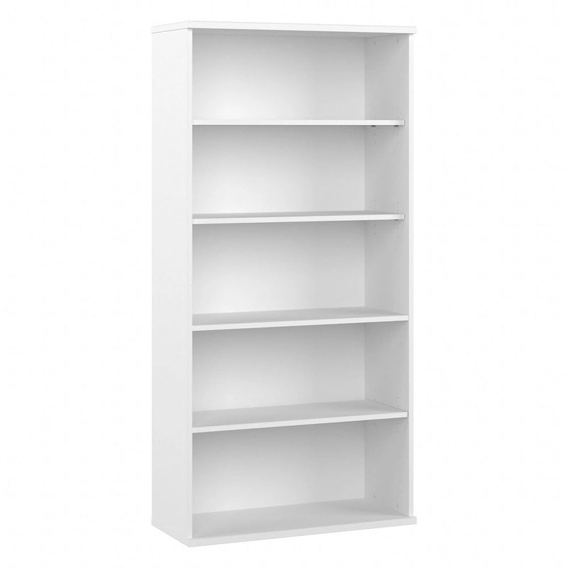 Bibliothèque hybride haute à 5 étagères