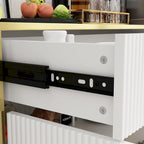 Buffet Commode Meuble de rangement Console Meuble télé Porte escamotable