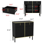 Buffet Commode Meuble de rangement Console Meuble télé Porte escamotable
