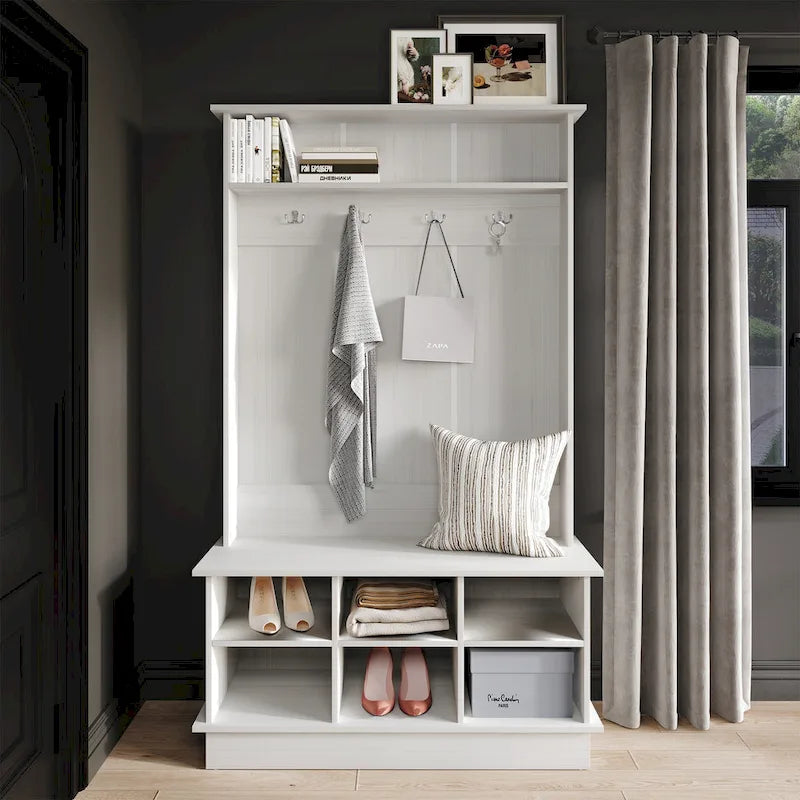 Meuble d'entrée contemporain et moderne avec rangement