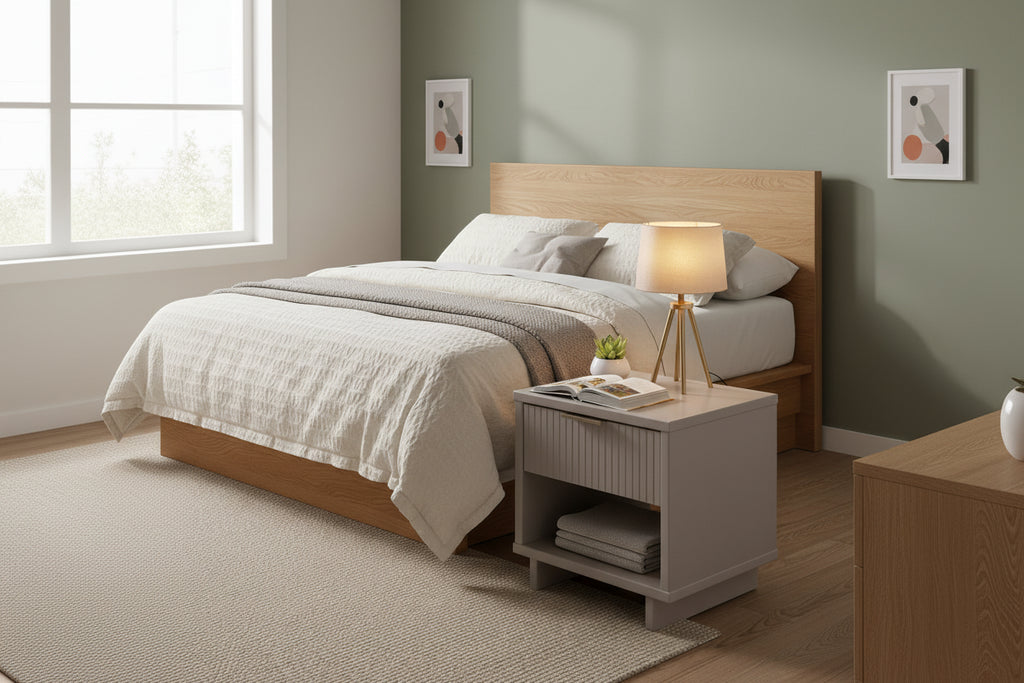 Manhattan Comfort 1.0 Granville Modern 1 Drawer Nightstand