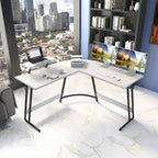 Bureau d'angle en L moderne avec petite table - S.O.