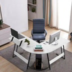 Bureau d'angle en L moderne avec petite table - S.O.