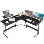 Bureau d'angle en L moderne avec petite table - S.O.