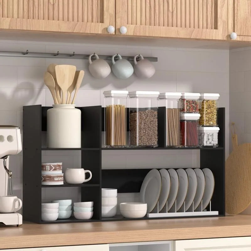 Étagère de rangement de bureau multi-compartiments pour la maison et la salle de bain