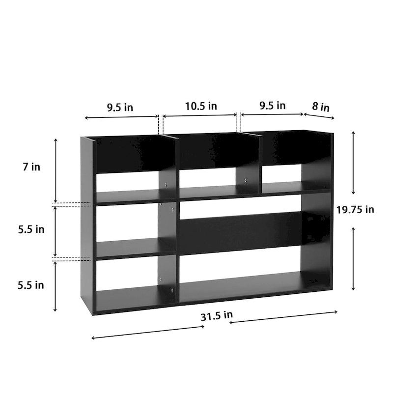 Étagère de rangement de bureau multi-compartiments pour la maison et la salle de bain