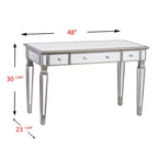 Bureau mural miroir Glam