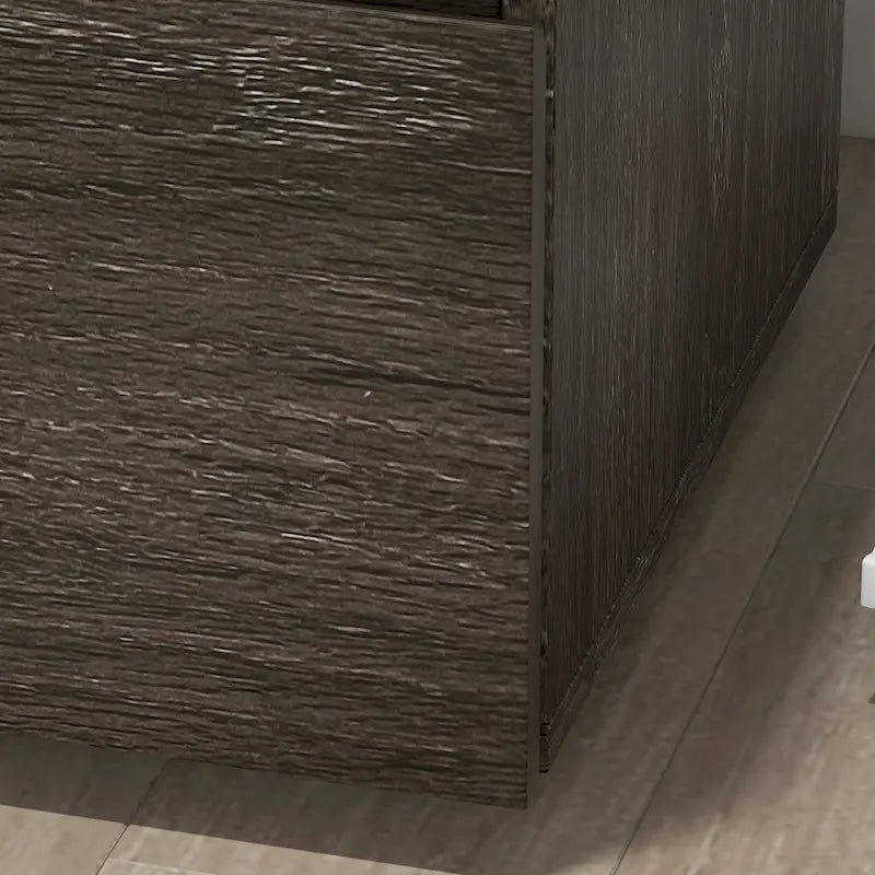 Commode de chevet à 3 tiroirs 82H x 77L cm Rangement de chambre