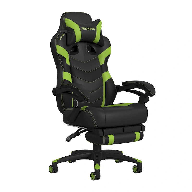 Chaise Gaming - Chaise Gaming avec Repose-pieds, Chaise de Bureau Ergonomique