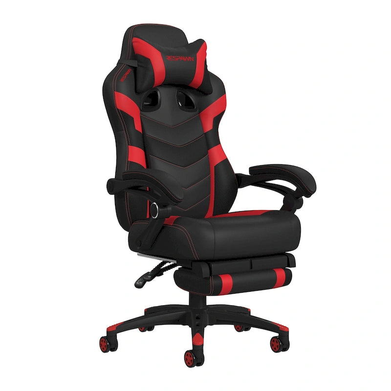 Chaise Gaming - Chaise Gaming avec Repose-pieds, Chaise de Bureau Ergonomique