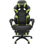Chaise Gaming - Chaise Gaming avec Repose-pieds, Chaise de Bureau Ergonomique