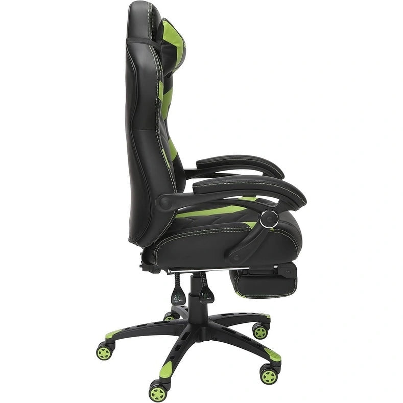 Chaise Gaming - Chaise Gaming avec Repose-pieds, Chaise de Bureau Ergonomique