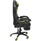 Chaise Gaming - Chaise Gaming avec Repose-pieds, Chaise de Bureau Ergonomique