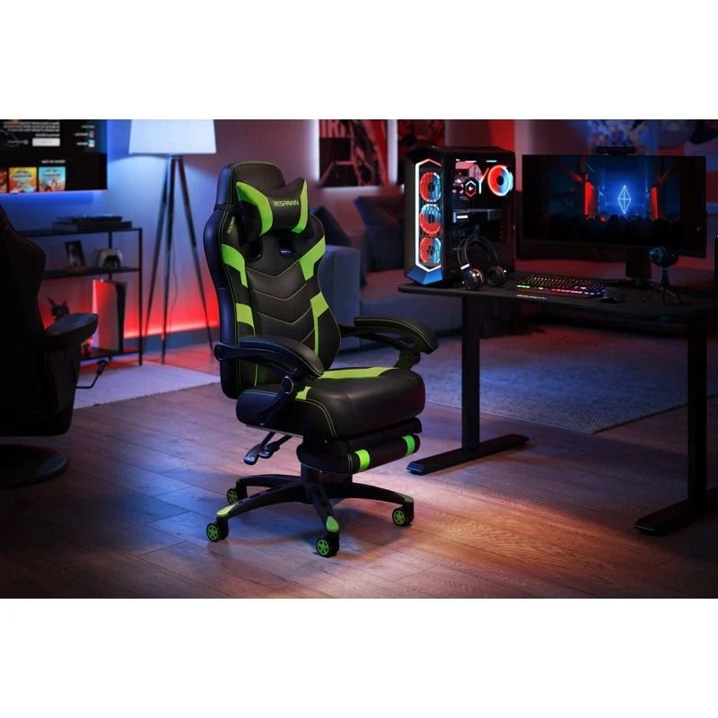 Chaise Gaming - Chaise Gaming avec Repose-pieds, Chaise de Bureau Ergonomique