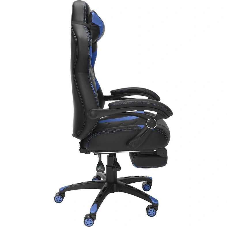 Chaise Gaming - Chaise Gaming avec Repose-pieds, Chaise de Bureau Ergonomique