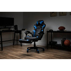 Chaise Gaming - Chaise Gaming avec Repose-pieds, Chaise de Bureau Ergonomique