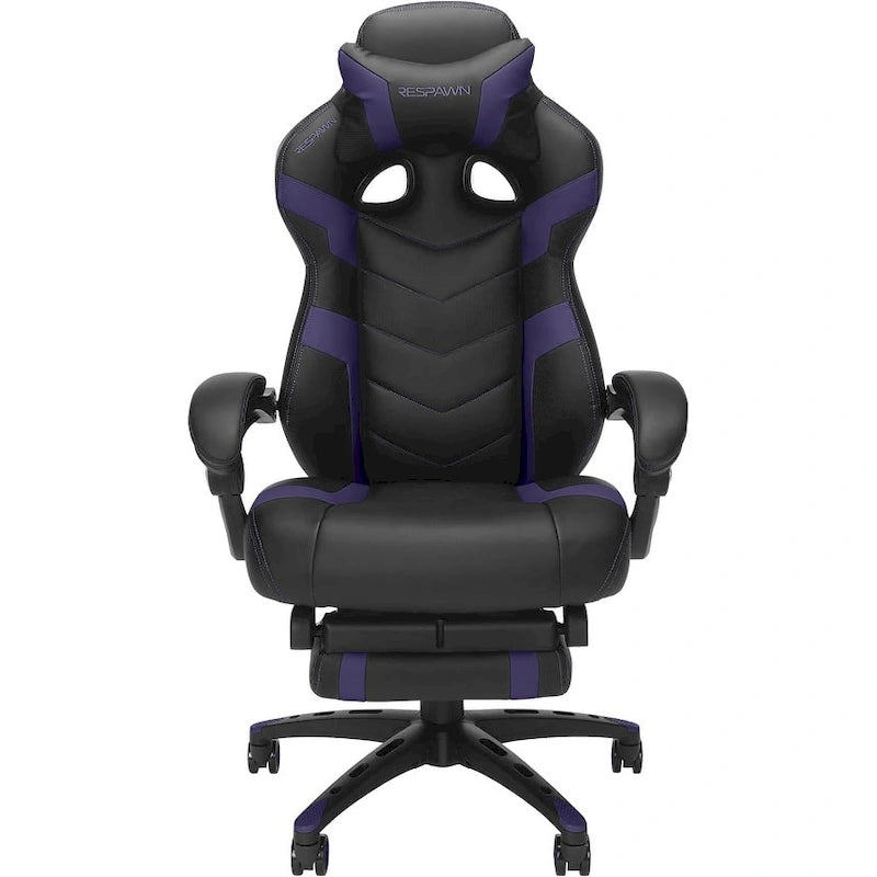 Chaise Gaming - Chaise Gaming avec Repose-pieds, Chaise de Bureau Ergonomique