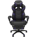 Chaise Gaming - Chaise Gaming avec Repose-pieds, Chaise de Bureau Ergonomique
