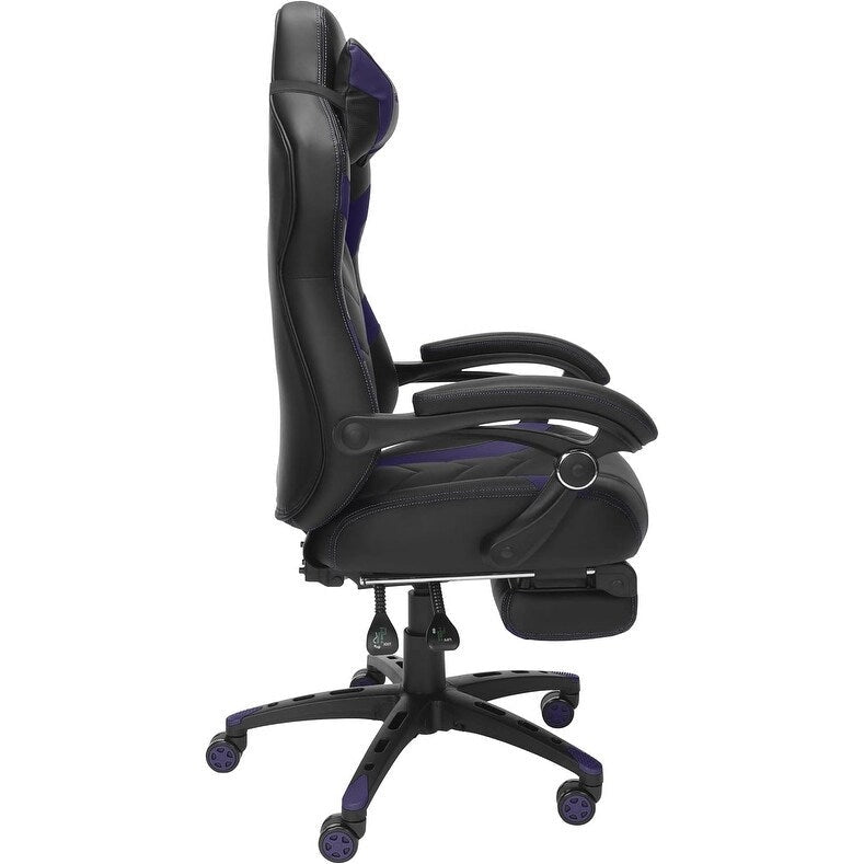 Chaise Gaming - Chaise Gaming avec Repose-pieds, Chaise de Bureau Ergonomique