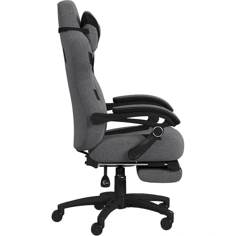 Chaise Gaming - Chaise Gaming avec Repose-pieds, Chaise de Bureau Ergonomique