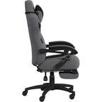 Chaise Gaming - Chaise Gaming avec Repose-pieds, Chaise de Bureau Ergonomique