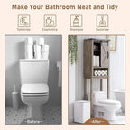 Meuble de rangement de style ferme au-dessus des toilettes, armoire au-dessus des toilettes